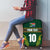 Custom South Africa Rugby Luggage Cover Springboks Spirit and King Protea