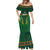 Custom South Africa Rugby Mermaid Dress Springboks Spirit and King Protea