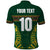 Custom South Africa Rugby Polo Shirt Springboks Spirit and King Protea