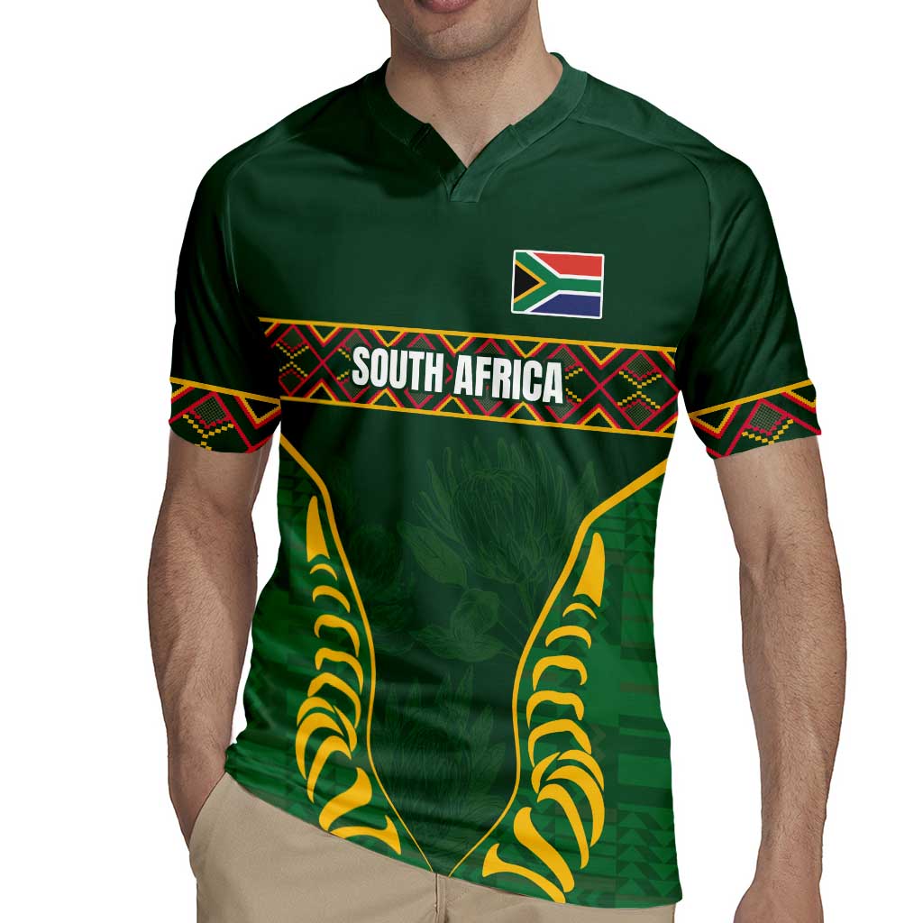 Custom South Africa Rugby Rugby Jersey Springboks Spirit and King Protea