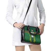Custom South Africa Rugby Shoulder Handbag Springboks Spirit and King Protea