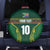 Custom South Africa Rugby Spare Tire Cover Springboks Spirit and King Protea