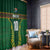 Custom South Africa Rugby Window Curtain Springboks Spirit and King Protea