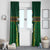 Custom South Africa Rugby Window Curtain Springboks Spirit and King Protea