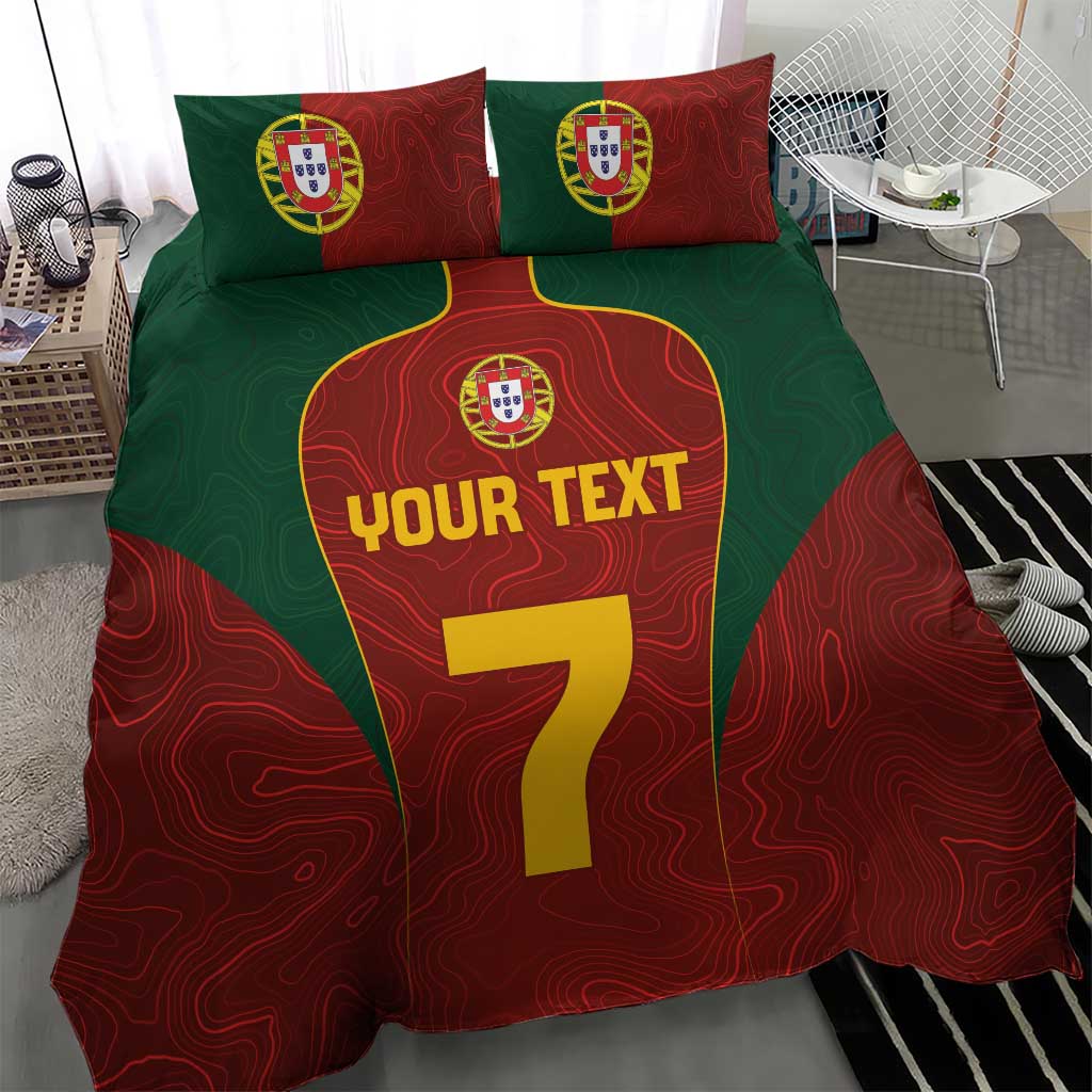 Custom Portugal Football Bedding Set A Selecao das Quinas
