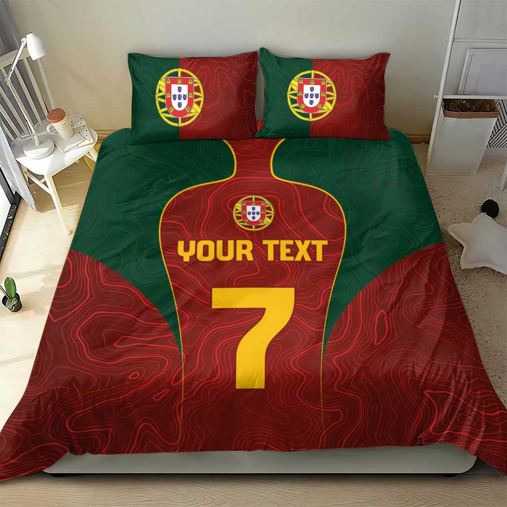 Custom Portugal Football Bedding Set A Selecao das Quinas