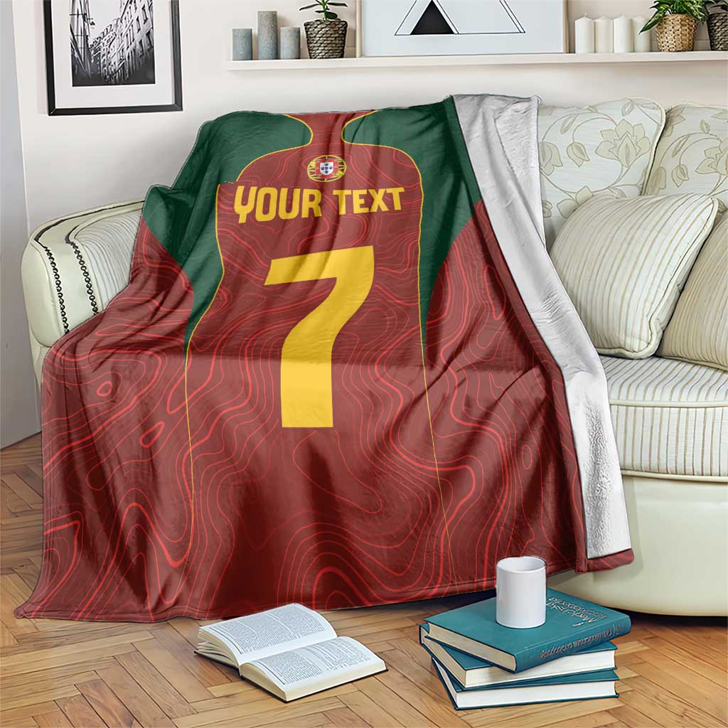 Custom Portugal Football Blanket A Selecao das Quinas