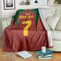 Custom Portugal Football Blanket A Selecao das Quinas