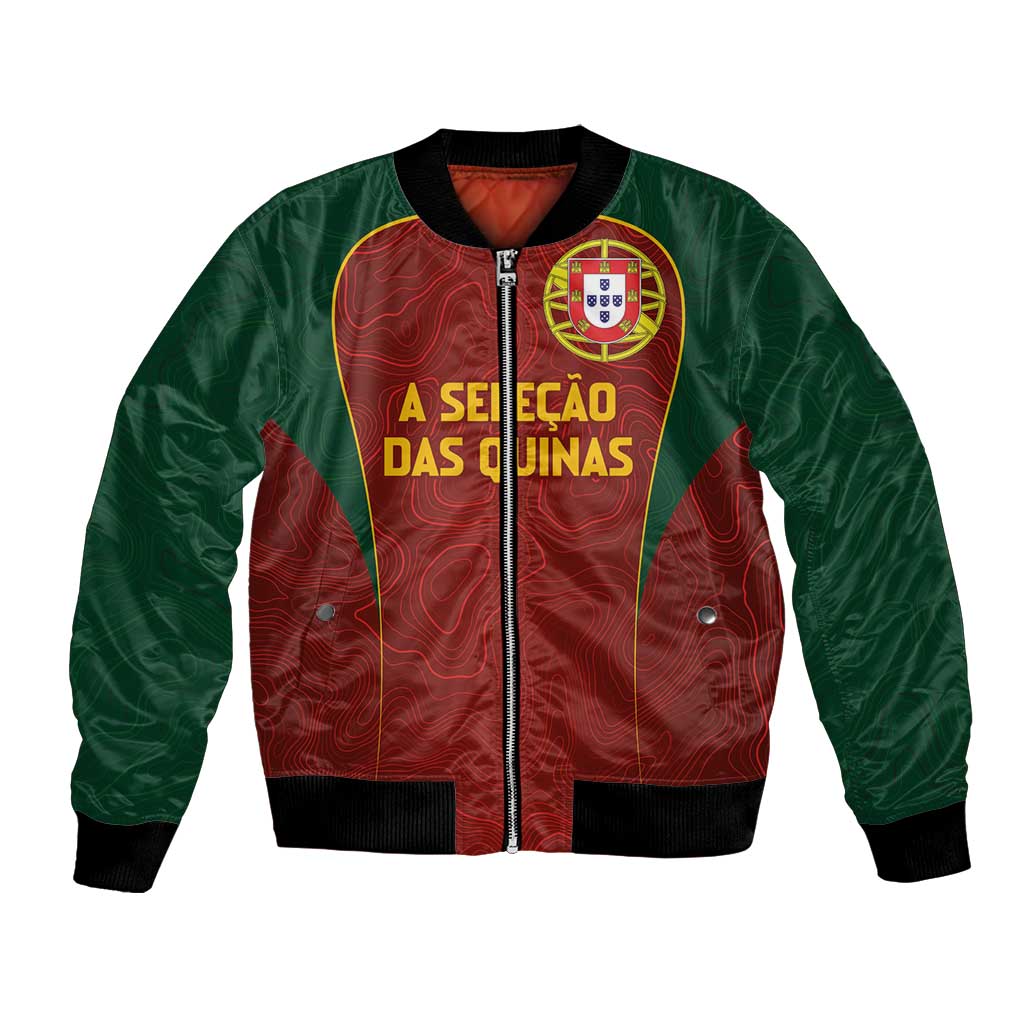 Custom Portugal Football Bomber Jacket A Selecao das Quinas
