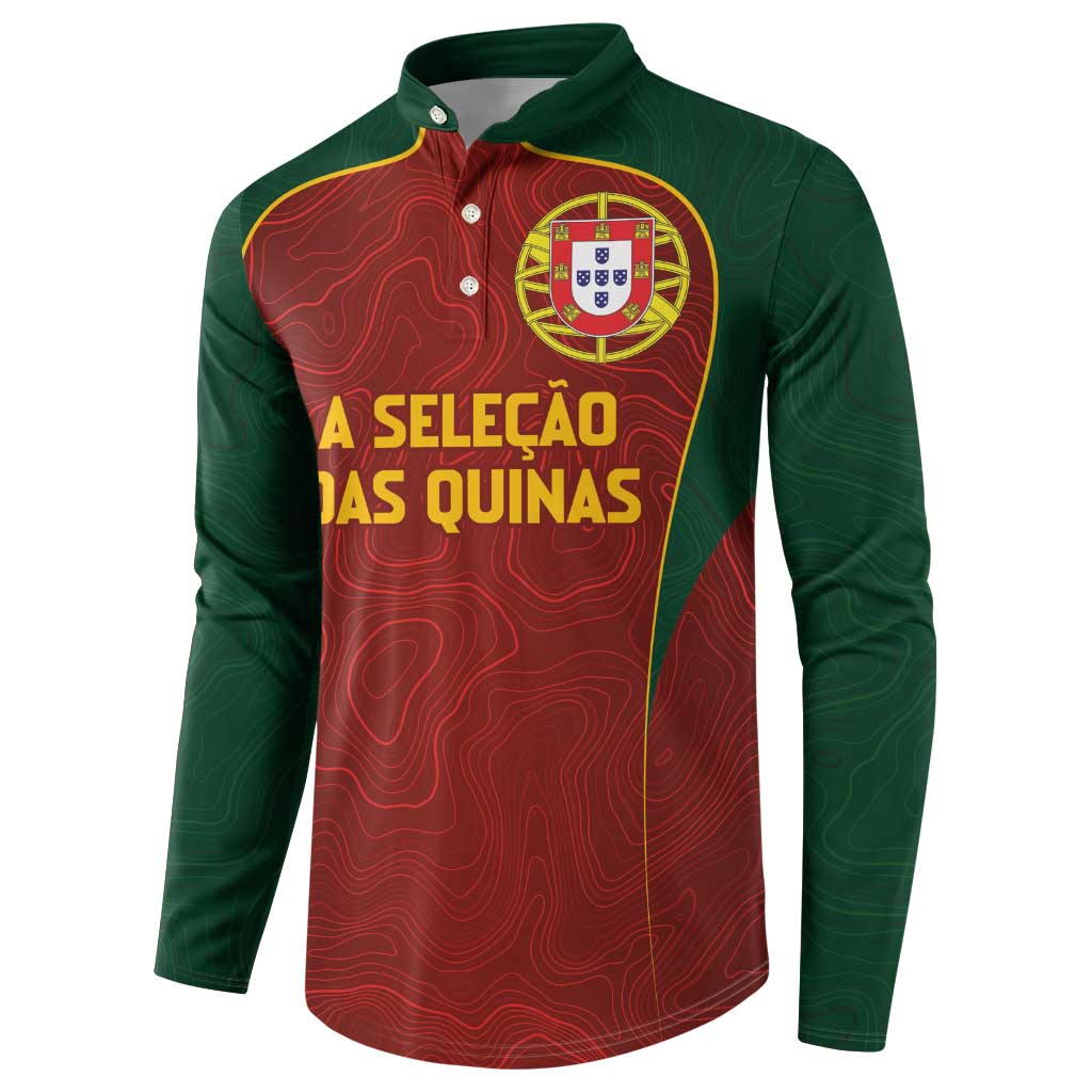 Custom Portugal Football Button Sweatshirt A Selecao das Quinas