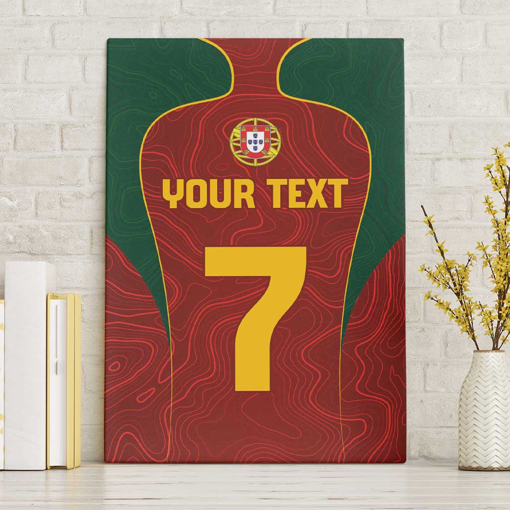 Custom Portugal Football Canvas Wall Art A Selecao das Quinas