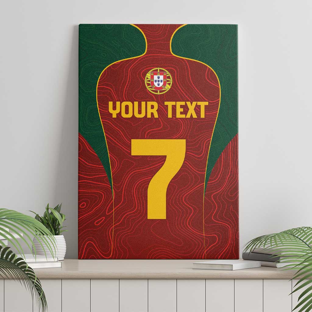 Custom Portugal Football Canvas Wall Art A Selecao das Quinas