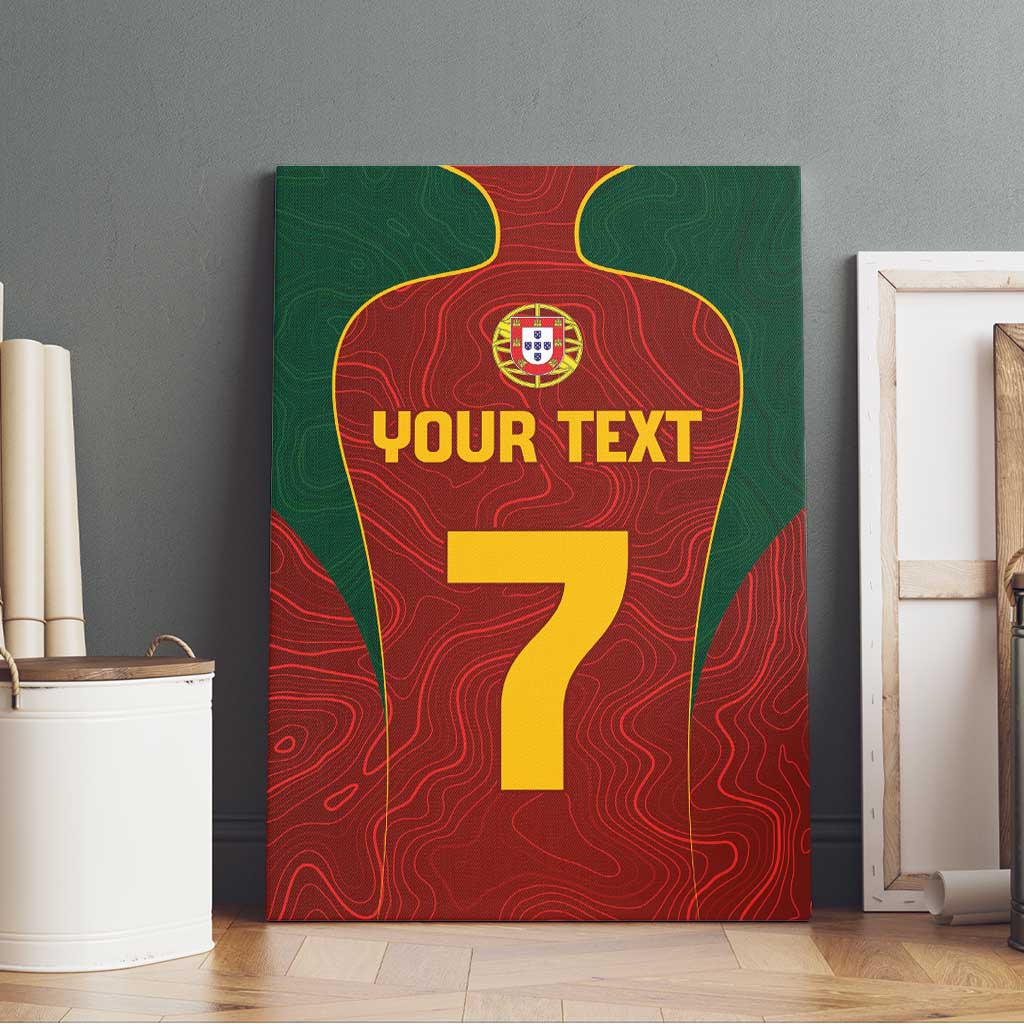 Custom Portugal Football Canvas Wall Art A Selecao das Quinas
