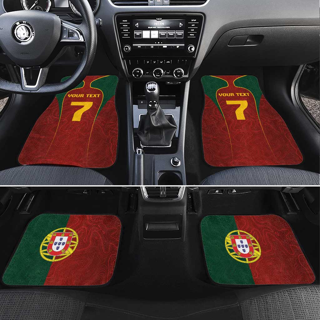 Custom Portugal Football Car Mats A Selecao das Quinas