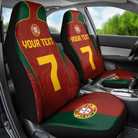 Custom Portugal Football Car Seat Cover A Selecao das Quinas