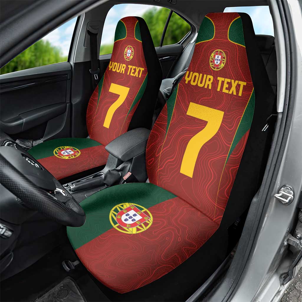 Custom Portugal Football Car Seat Cover A Selecao das Quinas