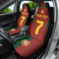 Custom Portugal Football Car Seat Cover A Selecao das Quinas