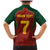 Custom Portugal Football Family Matching Mermaid Dress and Hawaiian Shirt A Selecao das Quinas