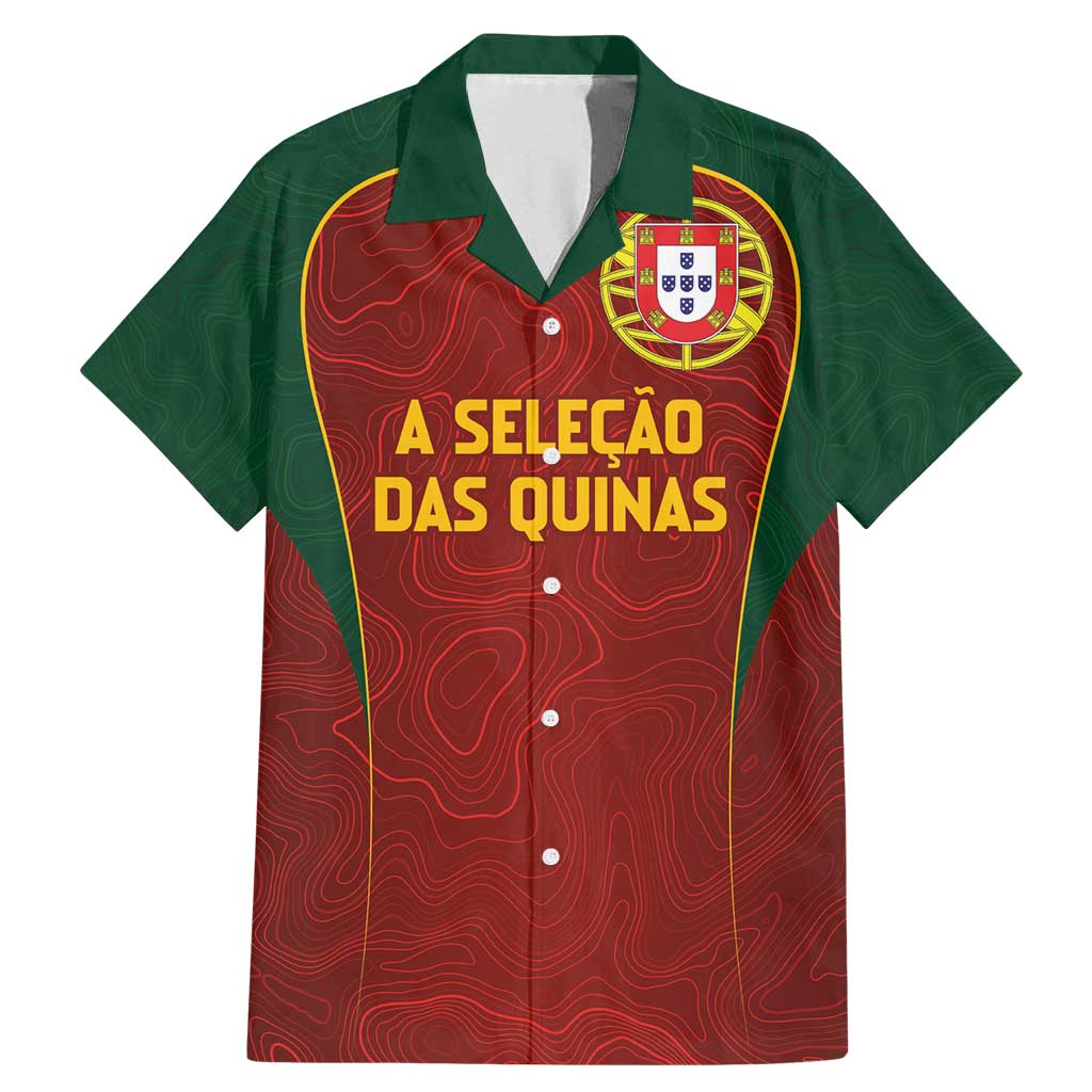 Custom Portugal Football Family Matching Mermaid Dress and Hawaiian Shirt A Selecao das Quinas
