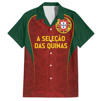 Custom Portugal Football Family Matching Off The Shoulder Long Sleeve Dress and Hawaiian Shirt A Selecao das Quinas