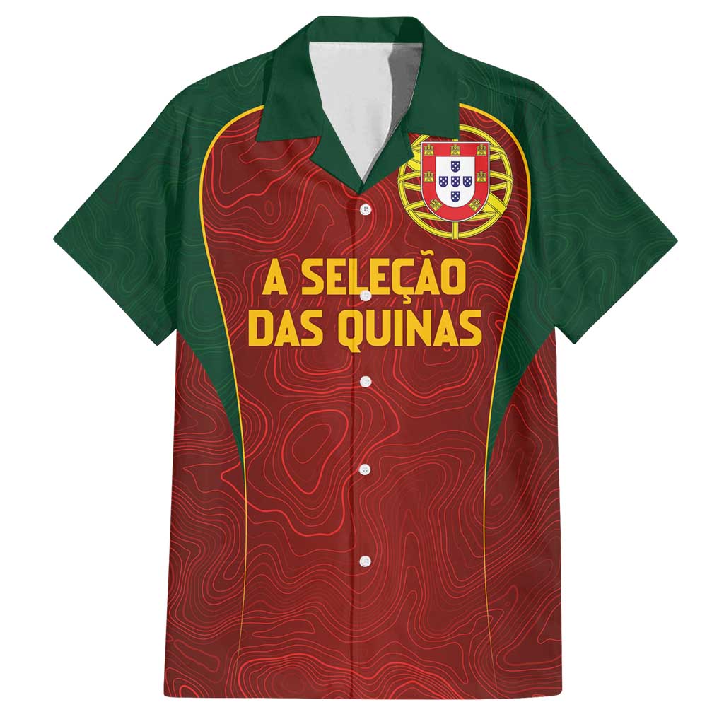 Custom Portugal Football Family Matching Off Shoulder Maxi Dress and Hawaiian Shirt A Selecao das Quinas