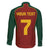 Custom Portugal Football Family Matching Off Shoulder Maxi Dress and Hawaiian Shirt A Selecao das Quinas
