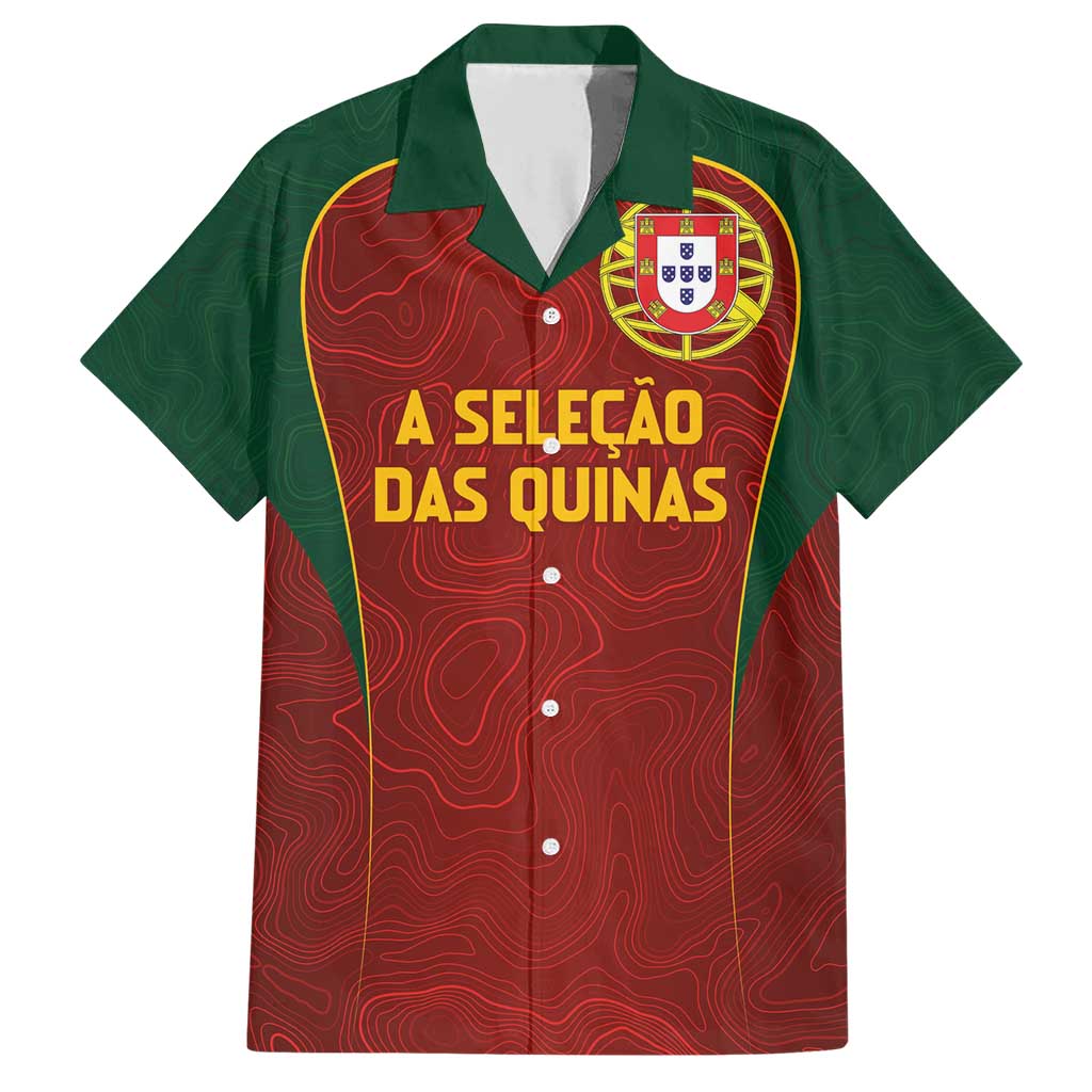 Custom Portugal Football Family Matching Short Sleeve Bodycon Dress and Hawaiian Shirt A Selecao das Quinas
