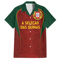 Custom Portugal Football Family Matching Short Sleeve Bodycon Dress and Hawaiian Shirt A Selecao das Quinas