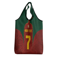 Custom Portugal Football Grocery Bag A Selecao das Quinas
