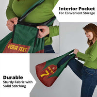 Custom Portugal Football Grocery Bag A Selecao das Quinas