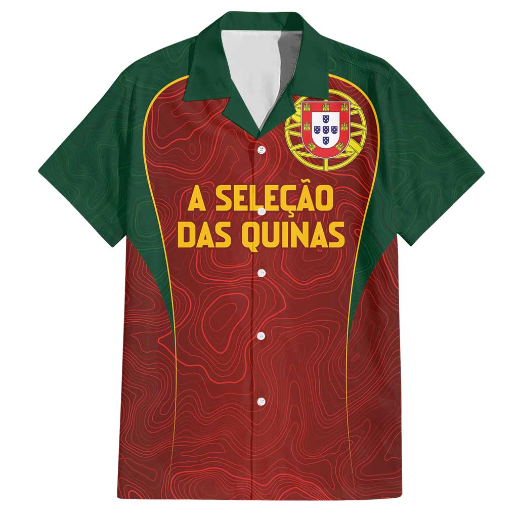 Custom Portugal Football Hawaiian Shirt A Selecao das Quinas