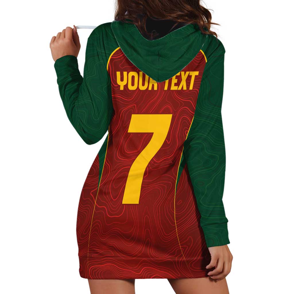 Custom Portugal Football Hoodie Dress A Selecao das Quinas