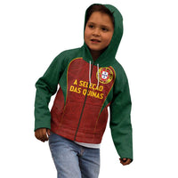 Custom Portugal Football Kid Hoodie A Selecao das Quinas