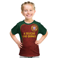 Custom Portugal Football Kid T Shirt A Selecao das Quinas