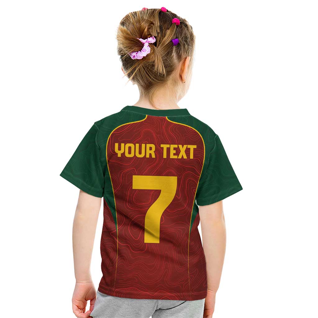 Custom Portugal Football Kid T Shirt A Selecao das Quinas