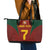 Custom Portugal Football Leather Tote Bag A Selecao das Quinas