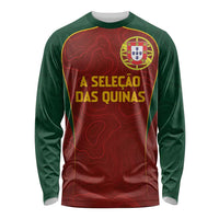Custom Portugal Football Long Sleeve Shirt A Selecao das Quinas