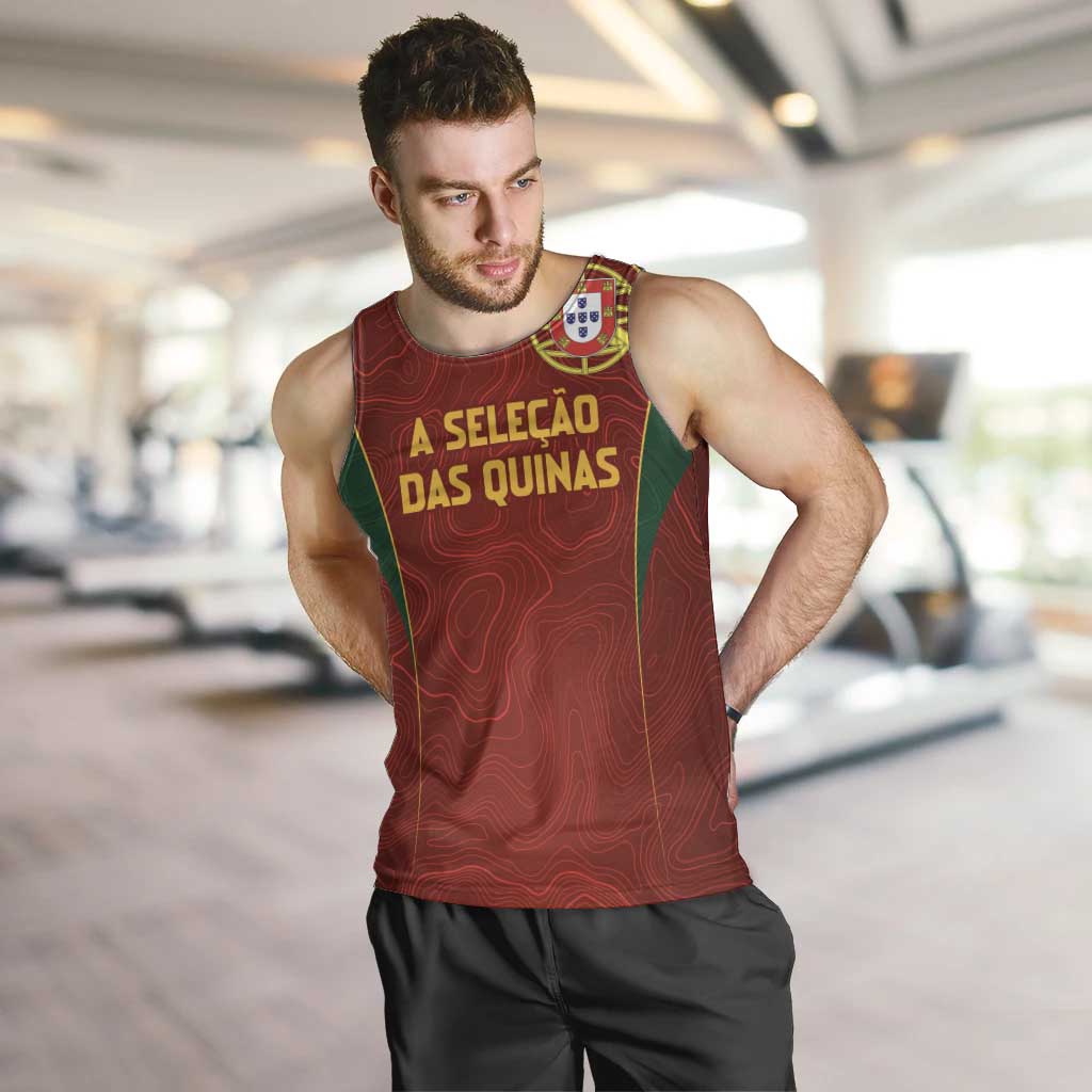Custom Portugal Football Men Tank Top A Selecao das Quinas