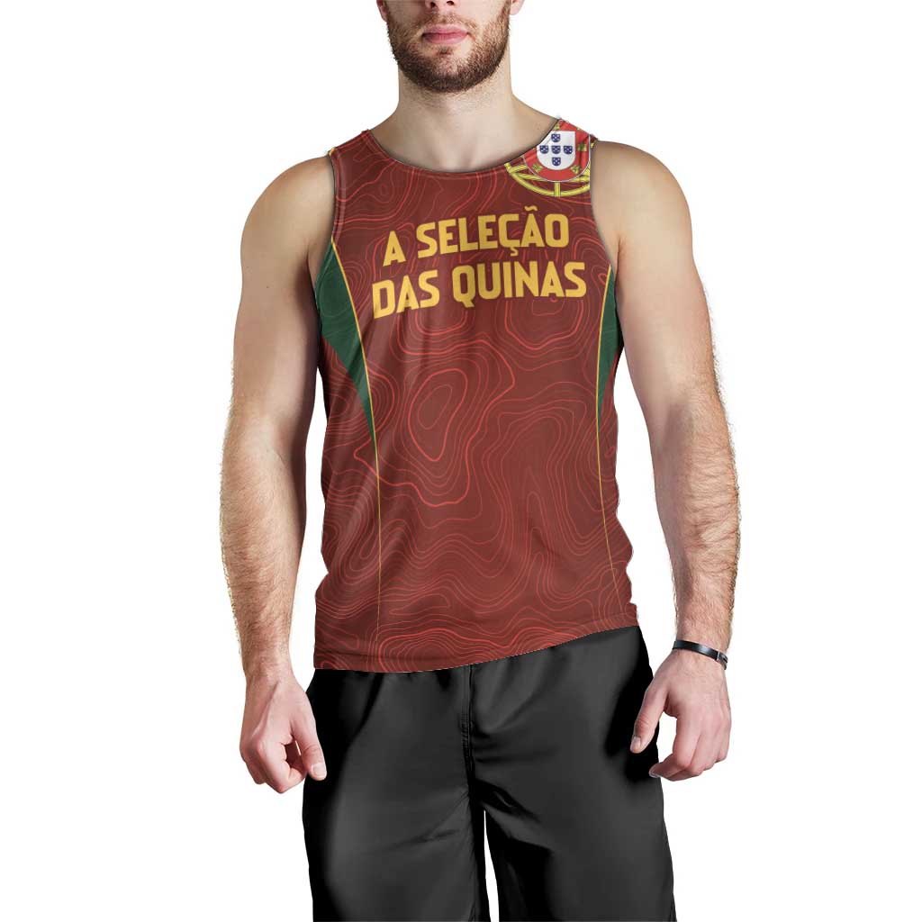 Custom Portugal Football Men Tank Top A Selecao das Quinas