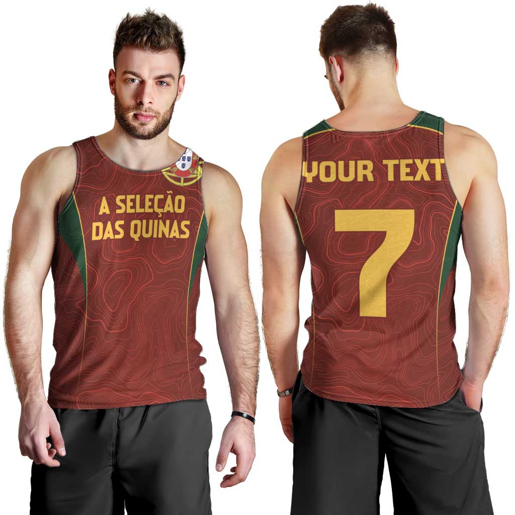 Custom Portugal Football Men Tank Top A Selecao das Quinas