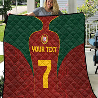 Custom Portugal Football Quilt A Selecao das Quinas