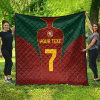 Custom Portugal Football Quilt A Selecao das Quinas