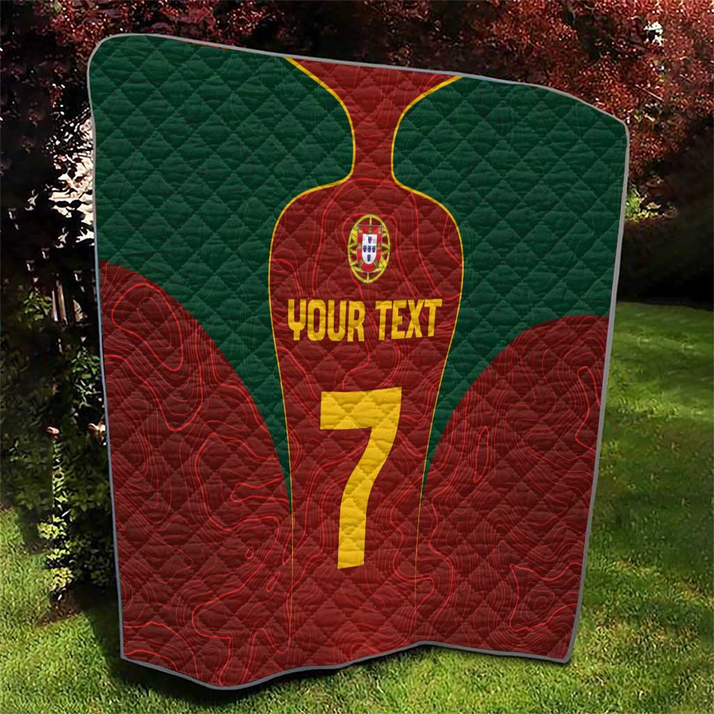 Custom Portugal Football Quilt A Selecao das Quinas