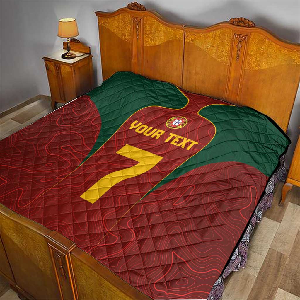 Custom Portugal Football Quilt A Selecao das Quinas