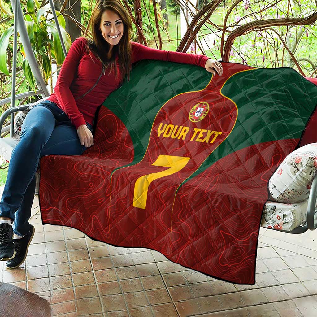 Custom Portugal Football Quilt A Selecao das Quinas