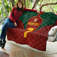 Custom Portugal Football Quilt A Selecao das Quinas