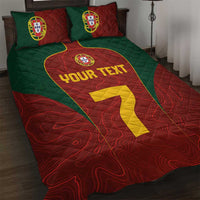 Custom Portugal Football Quilt Bed Set A Selecao das Quinas