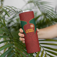 Custom Portugal Football Skinny Tumbler A Selecao das Quinas
