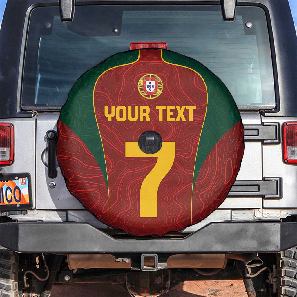Custom Portugal Football Spare Tire Cover A Selecao das Quinas