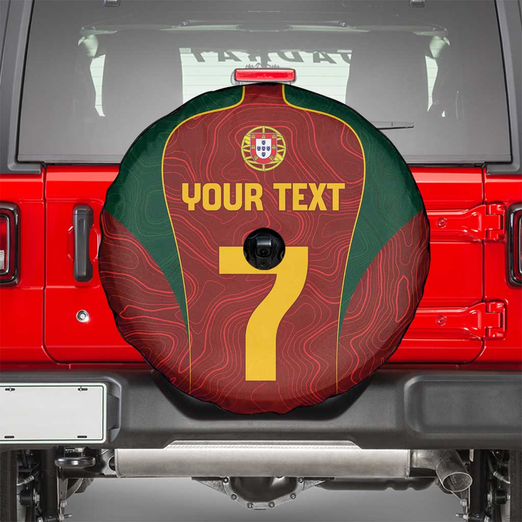 Custom Portugal Football Spare Tire Cover A Selecao das Quinas